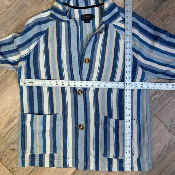 Pendleton striped button up shacket, shirt, jacket, cotton chamois - Picture 5 of 5